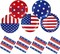 4th of July Plates and Napkins Sets - 40PK - July 4th Dipsposable Paper Plates Decorations Décor Patriotic American Flag Birthday Party Favors Independence Day